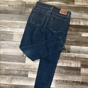 Levi's Dark Blue Denim Jeans
